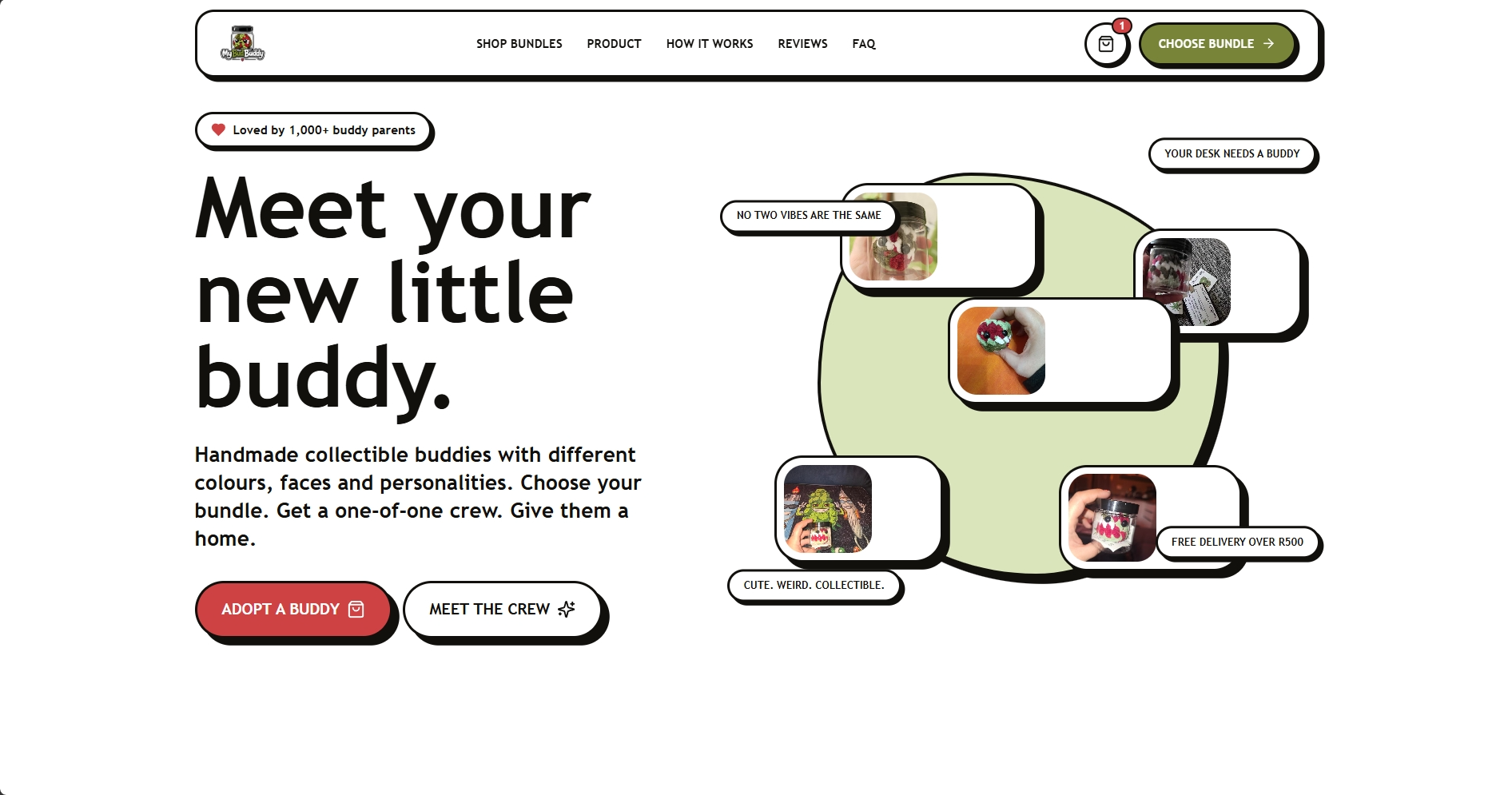Bud Buddy website preview
